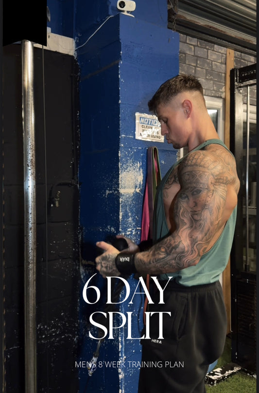 8 WEEK TRAINING PLAN 6 DAY SPLIT MENS